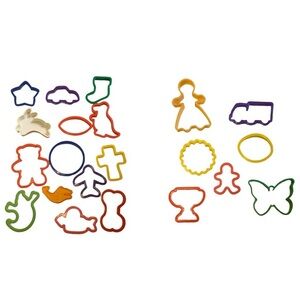 Cookie cutters various brands.